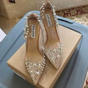 Steve Madden Veronicka clear heels
